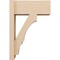 Ekena Millwork 8-in W x 18-in D x 26-in H Balboa Block Rough Cedar Woodgrain TimberThane Outlooker, Primed Tan OUTUR080X18X26BOA44RCPR - alternate 4